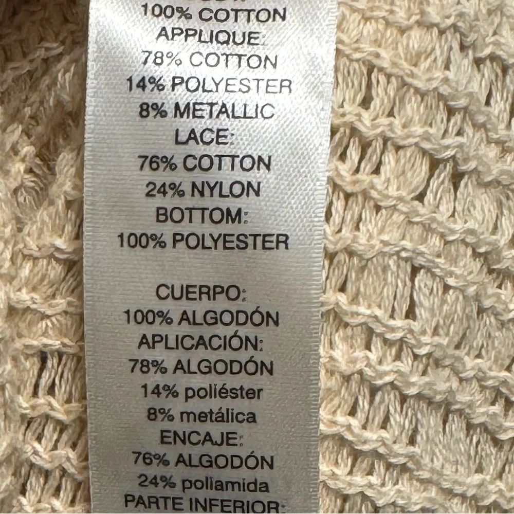 Chico's lightweight sweater-100% cotton - Picture 9 of 9